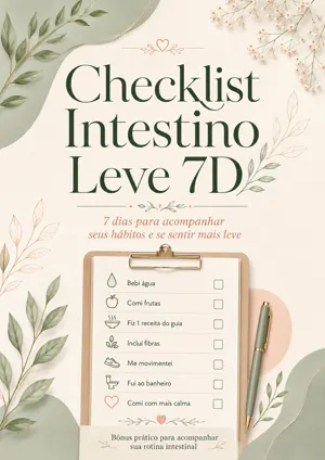 Capa de Checklist Intestino Leve 7D