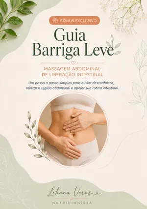 Capa de Bônus Guia Barriga Leve